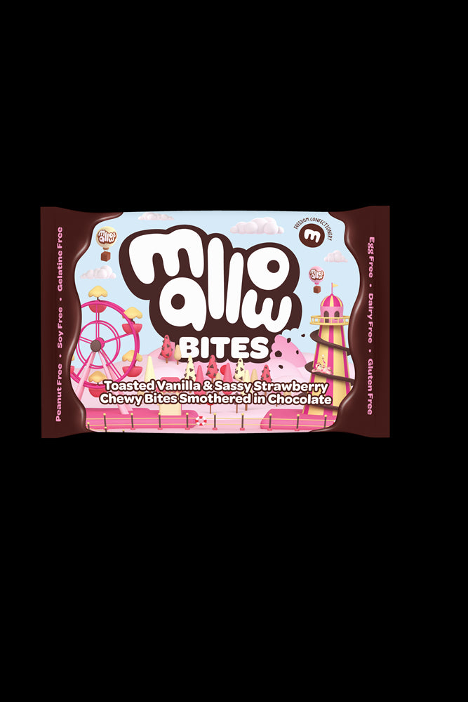 Chocolate Mallow Bites Strawberry & Vanilla 35g