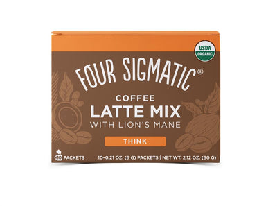 Organic Mushroom Coffee Latte With Lion's Mane 10 Sachets