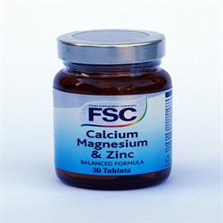 FSC Calcium Magnesium & Zinc 30 Tablets