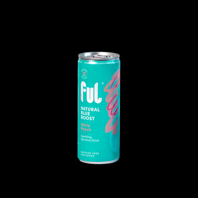 FUL White Peach Sparkling Spirulina Drink