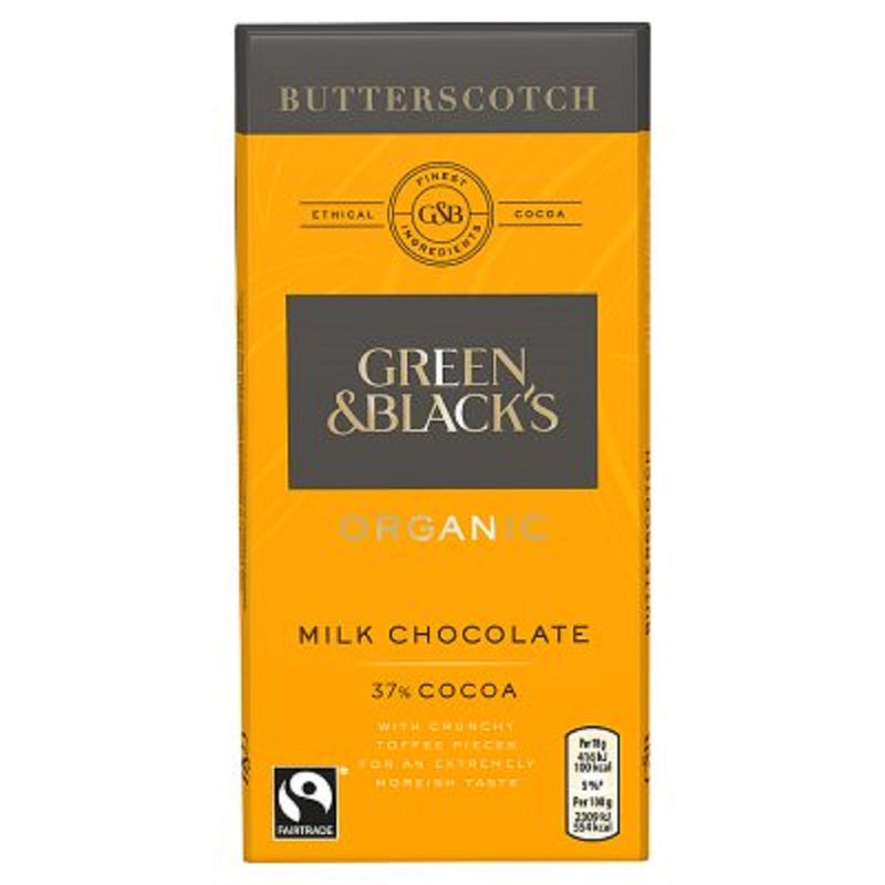 Organic Milk Butterscotch Chocolate 90g