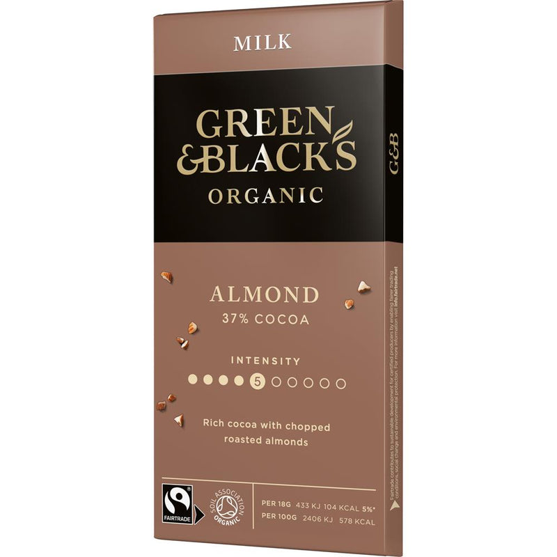 Milk Chocolate with Chopped Almond 90g