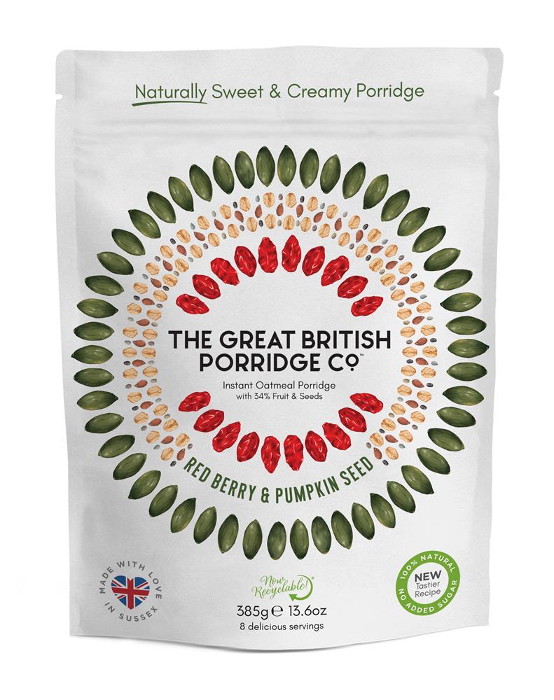 Red Berry & Pumpkin Seed Porridge 385g