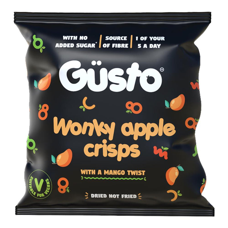 Air-dried Wonky Apple Crisps with Mango Twist 20g