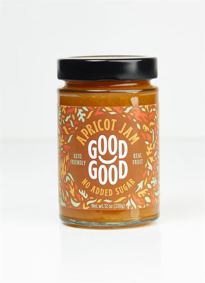 GOOD GOOD Apricot Jam 330g - No Added Sugar