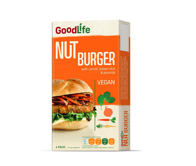 Parsnip, Sweet Carrot & Nut Burger with Crunchy Cashews 320g