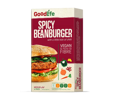 Spicy Veg Beanburgers with a Kick of Chipotle Chilli 454g