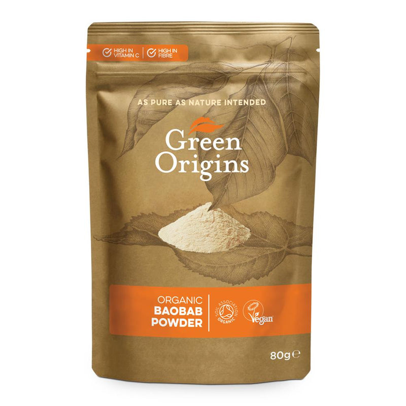 Organic Baobab Powder (Raw) 80g