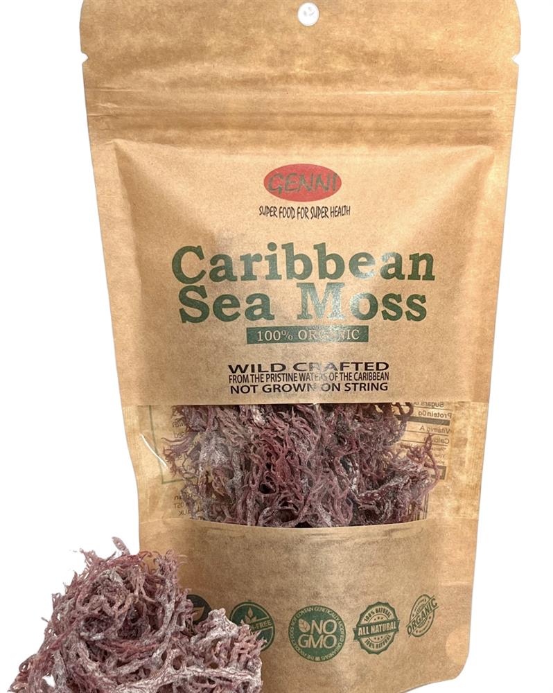 Raw Wild crafted Dried Red Sea Moss