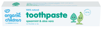 Organic Children Spearmint & Aloe Vera Toothpaste 50ml