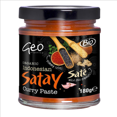 Pastes - Organic Indonesian Satay Curry Paste 180g