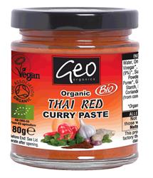 Pastes - Organic Thai Red Curry Paste 180g