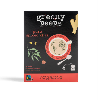 Greenypeeps Organic Spiced Chai (50 x 2gm Teabags)