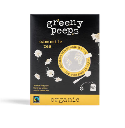 Greenypeeps Organic Camomile Herbal Tea (50 x 1.5gm Teabags)