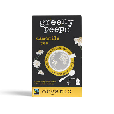 Greenypeeps Organic Camomile Tea (20 x 1.5gm Teabags)