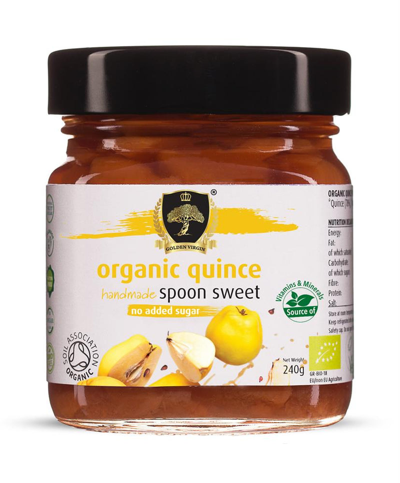 Organic Quince Spoon Sweet PRESERVE 240g no added sugar