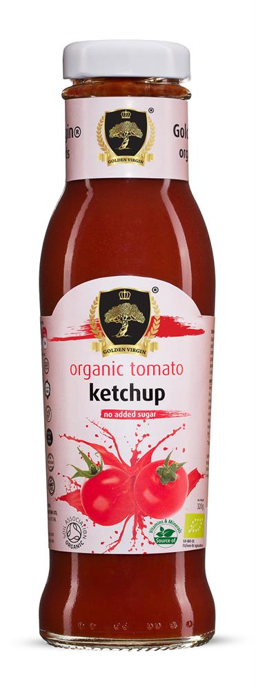 Organic Tomato Ketchup 320g no added sugar