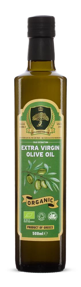 Organic Extra Virgin Olive Oil 500ml Cold Pressed - New Harvest