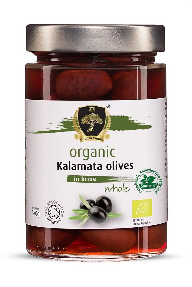 Organic Kalamata Olives Giant Whole 370g