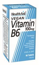 Vitamin B6 (Pyridoxine HCl) 100mg Tablets  90&