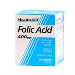 Folic Acid 400ug  Tablets  90&