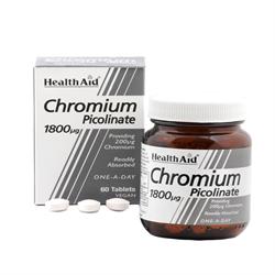 Chromium Picolinate 200ug Tablets 60&