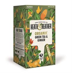 Organic Green Tea & Ginger 20 bags