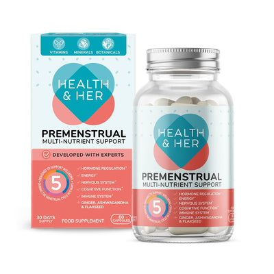 Health & Her Premenstrual Multi Nutrient Supplement 60 Capsules