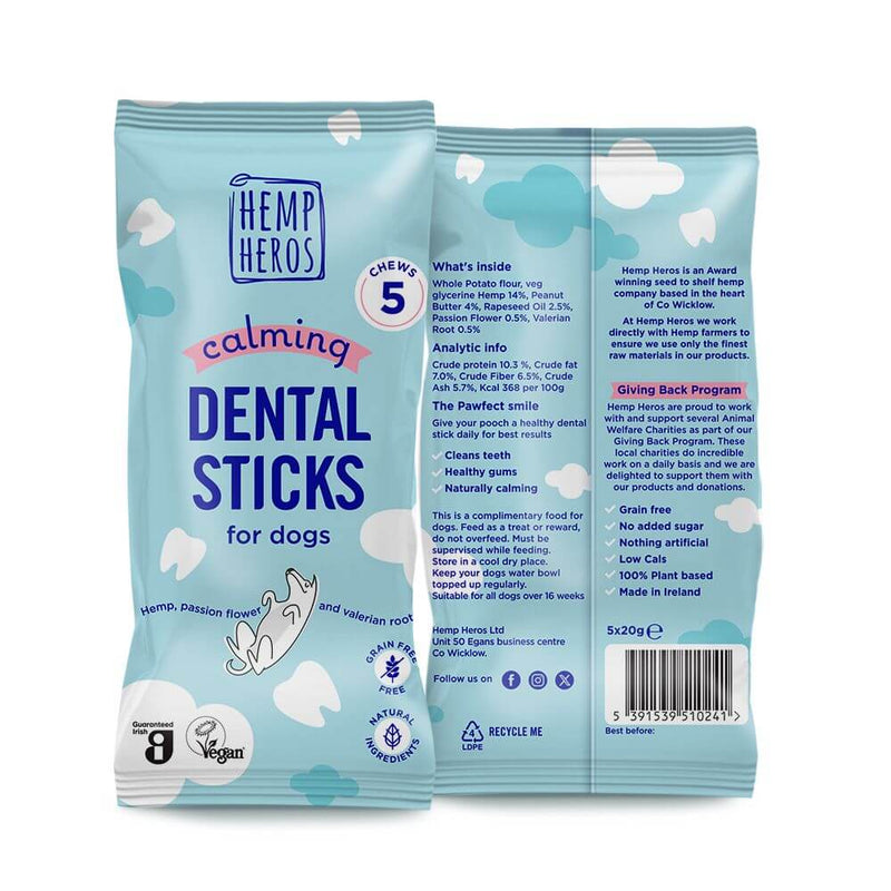 Calming dental sticks. 100g. 5 sticks.