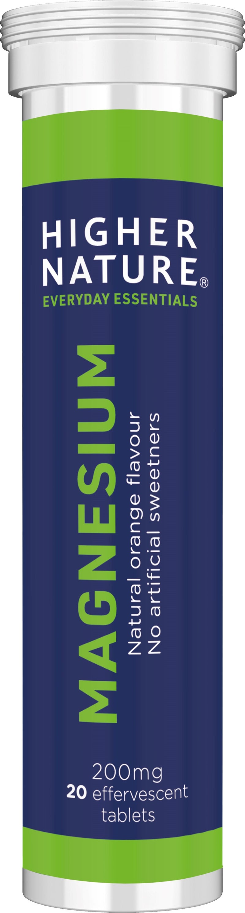 Higher Nature - Magnesium Effervescent 20 Tablets