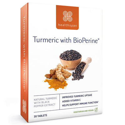 Turmeric 10000 With Bioperine Black Pepper Extract 30 Tablets