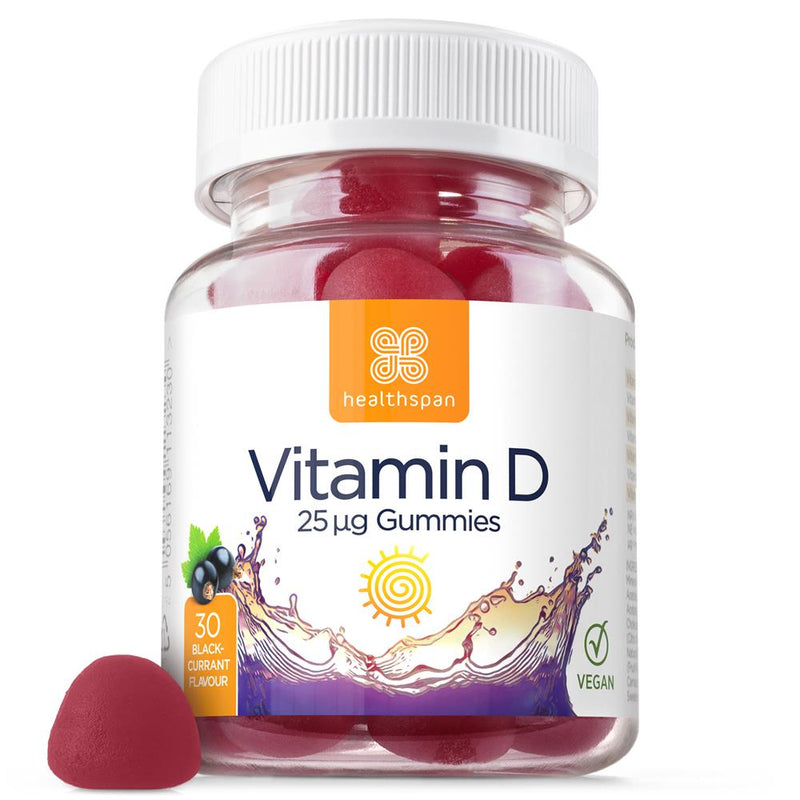 Vegan Vitamin D Blackcurrant Gummies 30 Gummies