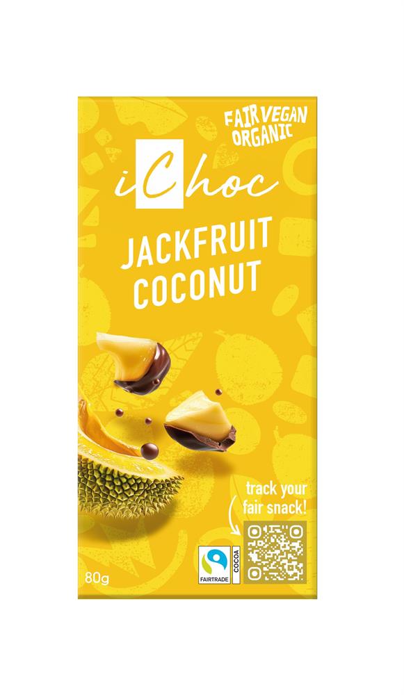 Jackfruit Lemon Coconut Chocolate Organic Vegan 80g