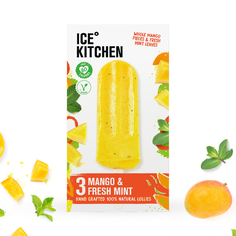 Mango & Fresh Mint Multipack - 3 x 75g Lollies