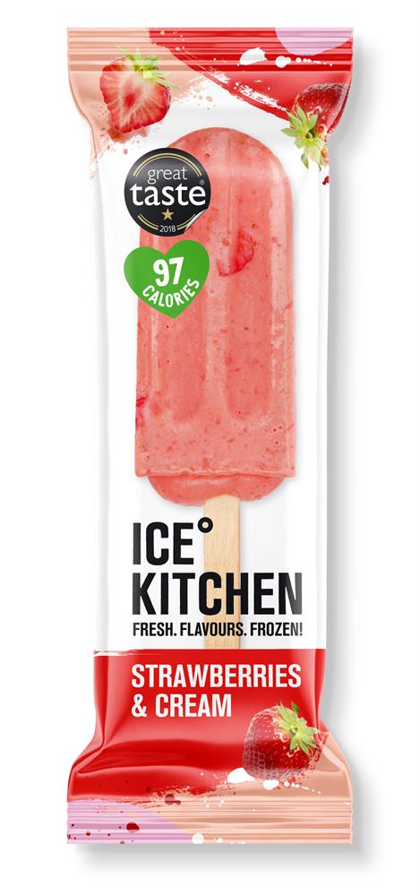 Strawberries & Cream Ice Lolly 75g