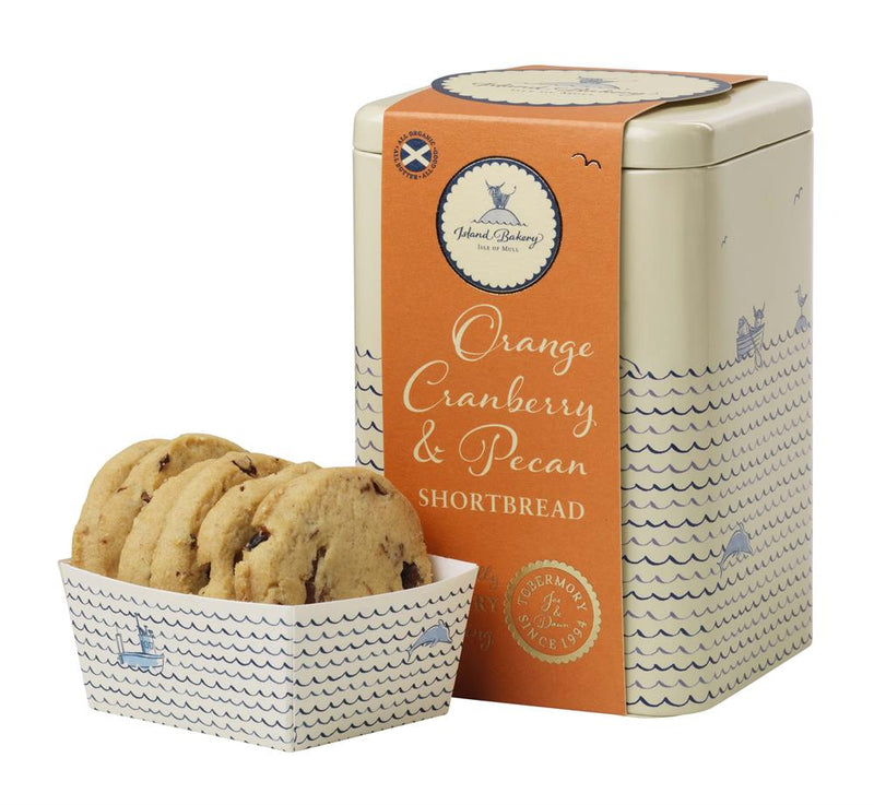 Orange Cranberry & Pecan Shortbread Tin 215g