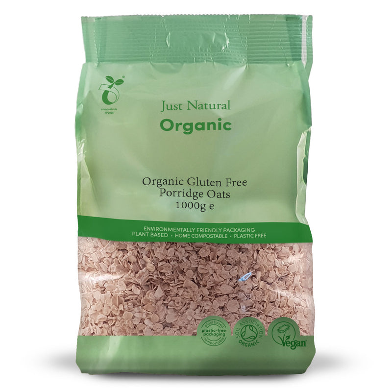 Organic Gluten Free Porridge Oats 1000g