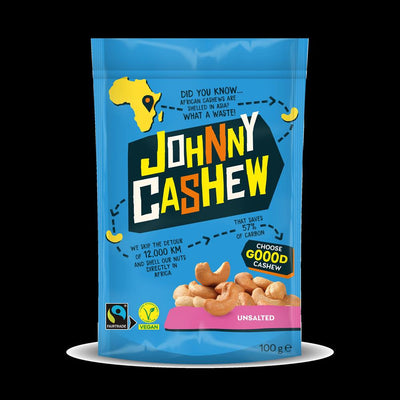 Johnny Cashew Roasted & Unsalted 100g