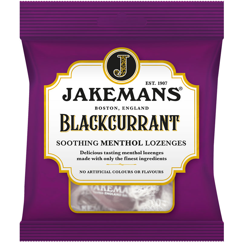 Jakemans Blackcurrant Bag 73g 12 Pack