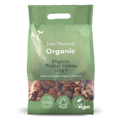 Organic Walnut Halves 125g