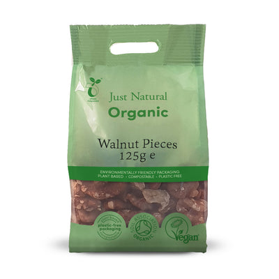 Organic Walnut Pieces 125g