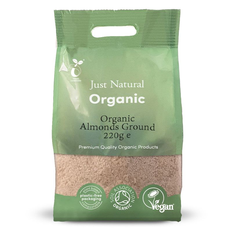 Organic Almonds Ground 220g