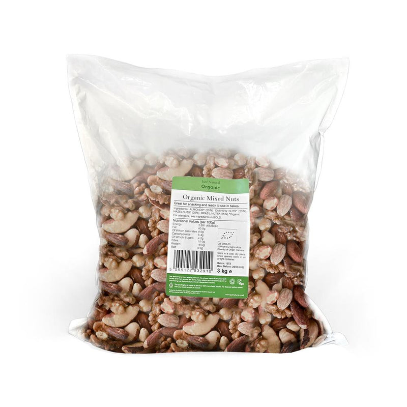 Organic Mixed Nuts 3kg