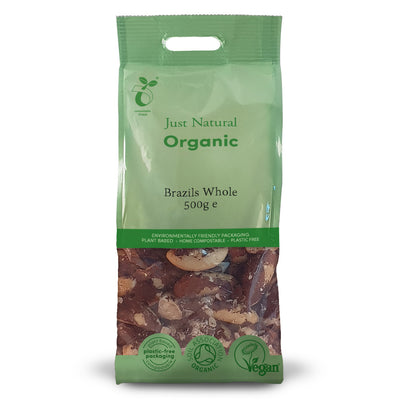 Organic Brazils Whole 500g