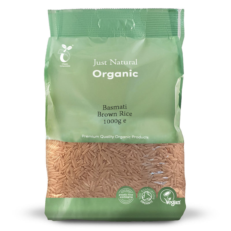 Organic Basmati Brown Rice 1000g