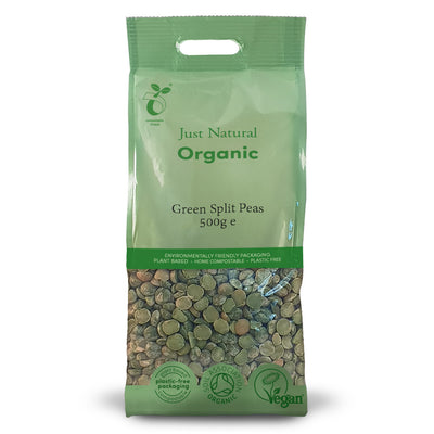 Organic Green Split Peas 500g