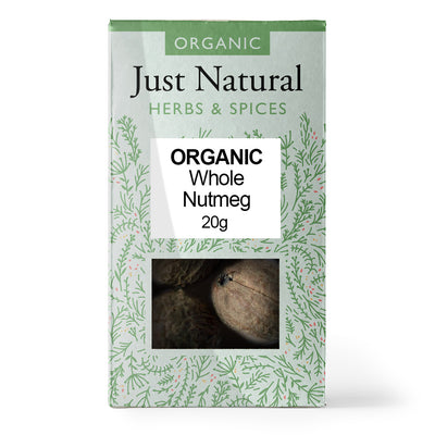 Organic Whole Nutmeg (Box) 20g