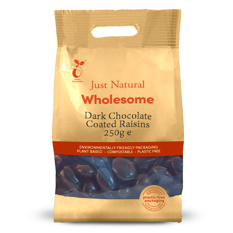 Dark Chocolate Coated Raisins 250g