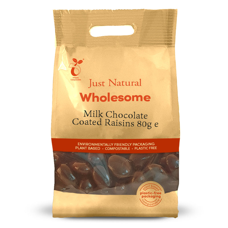 Milk Chocolate Coated Raisins 80g