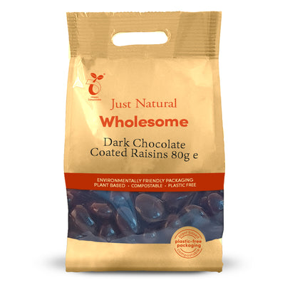 Dark Chocolate Coated Raisins 80g